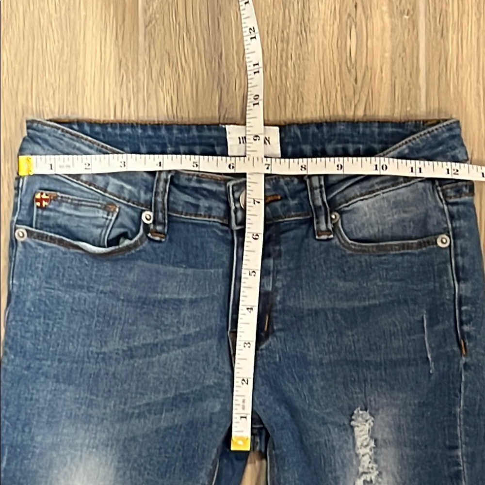 Hudson Jeans Girls Women’s Blue Distressed Skinny Stretchy Comfy Slim Vintage - Picture 8 of 14